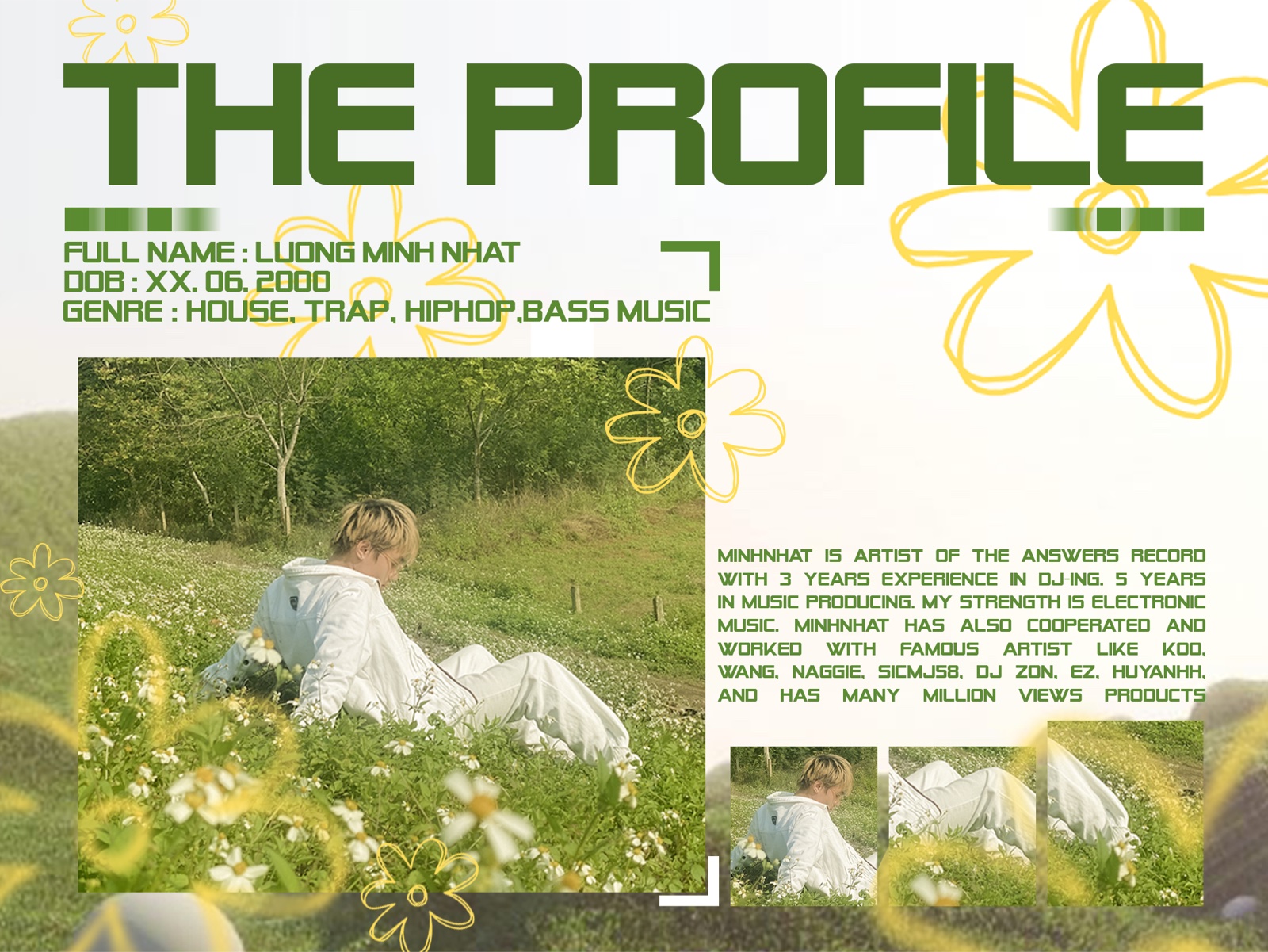 MinhNhat artist profile: portrait, electronic music background and collaborations